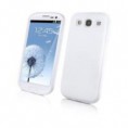Coque Arriere MiniGel ORIGINE Blanc pour Samsung I9300 Galaxy S III